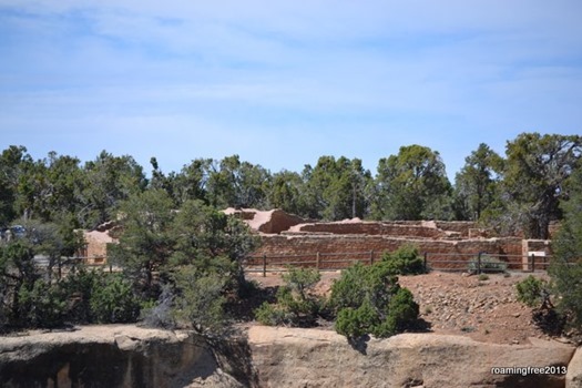 Sun Temple from across the canyon