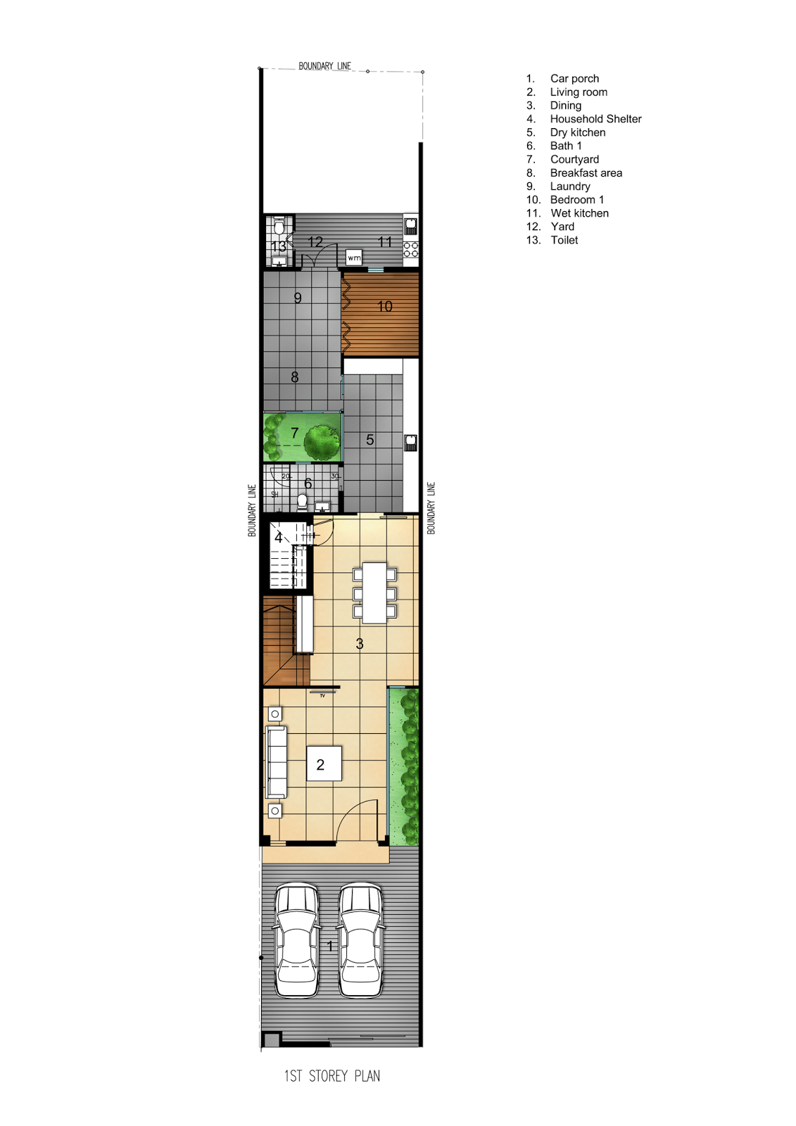 Desain Rumah Minimalis 2 Lantai 3x10 Homsweetimpian