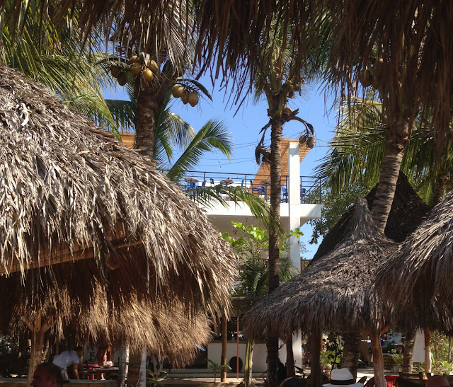 beach bar / roof bar in San Pancho Mexico