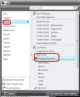 ,cara import point kedalam autocad Landdesktop 2009