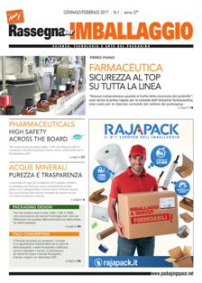 Rassegna dell'Imballaggio 2017-01 - Gennaio & Febbraio 2017 | TRUE PDF | Mensile | Professionisti | Tecnologia | Progettazione | Impianti | Packaging
Rivista che informa sugli avvenimenti e gli sviluppi tecnici e di mercato del packaging.
Illustra le soluzioni di confezionamento adottate dall’industria alimentare, cosmetica, farmaceutica, delle bevande e chimica.
Periodico sugli sviluppi tecnici e di mercato del settore packaging con la collaborazione dell’Istituto Italiano Imballaggio. Aggiorna sull’innovazione nei materiali e nelle macchine per l’imballaggio e il confezionamento, nell’etichettatura e codifica, nell’automazione e strumentazione, con attenzione alle novità legislative, al packaging design e al tema del riciclo.
Nella «Cover Story» viene descritto un imballo con le valenze tecniche e di marketing e la presentazione dei più importanti fornitori che hanno contribuito alla realizzazione.
Vengono esaminati specifici comparti con introduzione tecnico-merceologica e la presentazione delle principali soluzioni presenti sul mercato.«Speciale»: i principali appuntamenti fieristici con presentazione in anteprima delle novità. «Resoconto»: cronaca dei principali eventi nazionali ed internazionali con le proposte aziendali.
I «Dossier» sul settore farmaceutico, cosmetico, alimentare e delle bevande e della logistica fotografano i diversi ambiti di applicazione e identificano i numeri e i dati statistici.