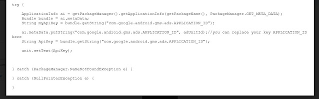 How can I set meta-data AdMob app ID using Java | AdMob app ID using Admin panel in Android studio