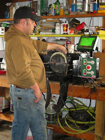 Checking seed meters - getting ready for spring planting