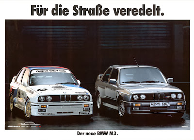 BMW M3 E30 retro car