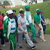 Minister of Environment, pictured in her jogging outfit as she participates in monthly jogging exercise for civil servants 