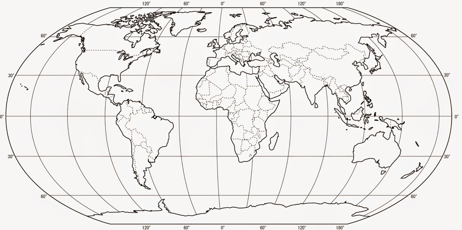 world map blank pdf
