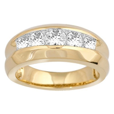 14k Choice of White or Yellow Gold Diamond Men's Ring (1 1/2 cttw, H-I ...