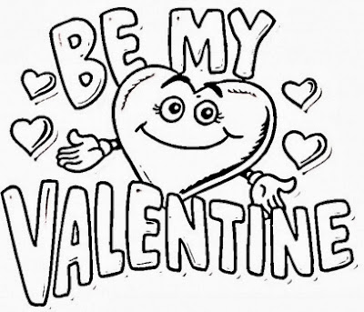 Be My Valentine Coloring Pages 1