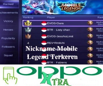 Nickname Mobile Legend Terkeren