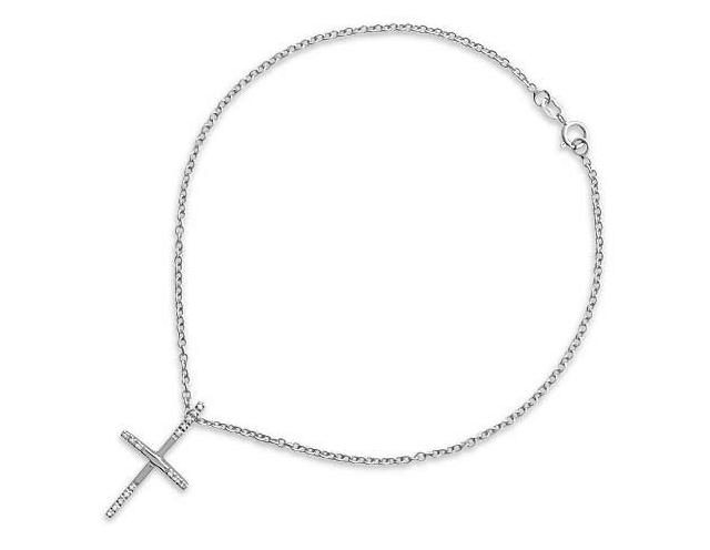 Cross Diamond Anklets