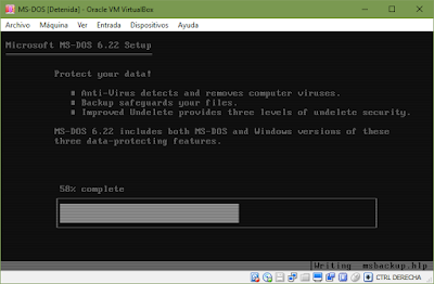 Instalación de MS-DOS
