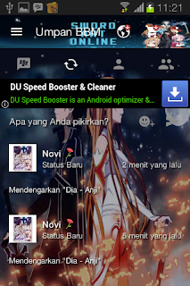 BBM Mod Tema Swort Art Online v2.13.1.14 Apk Terbaru