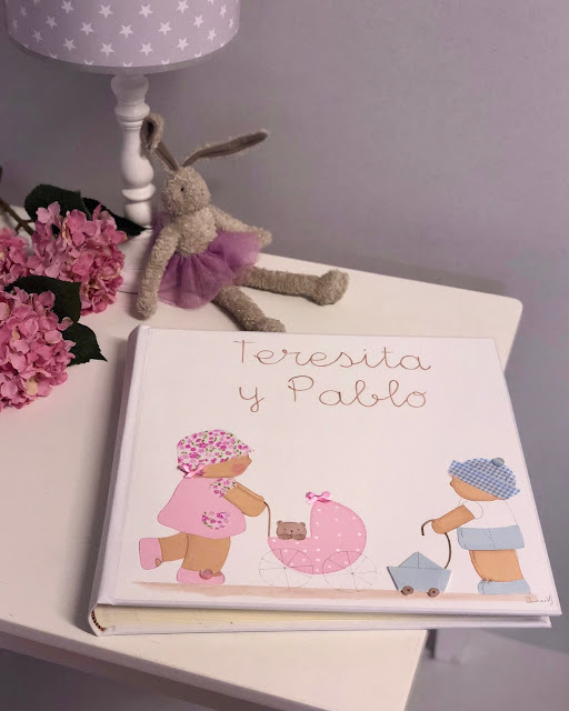 álbum de fotos infantil  fotografía infantil, personalizado con nombre