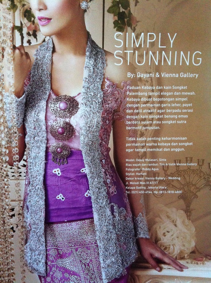  Silver  Kebaya  is Calm International Kebaya  Batik Modern