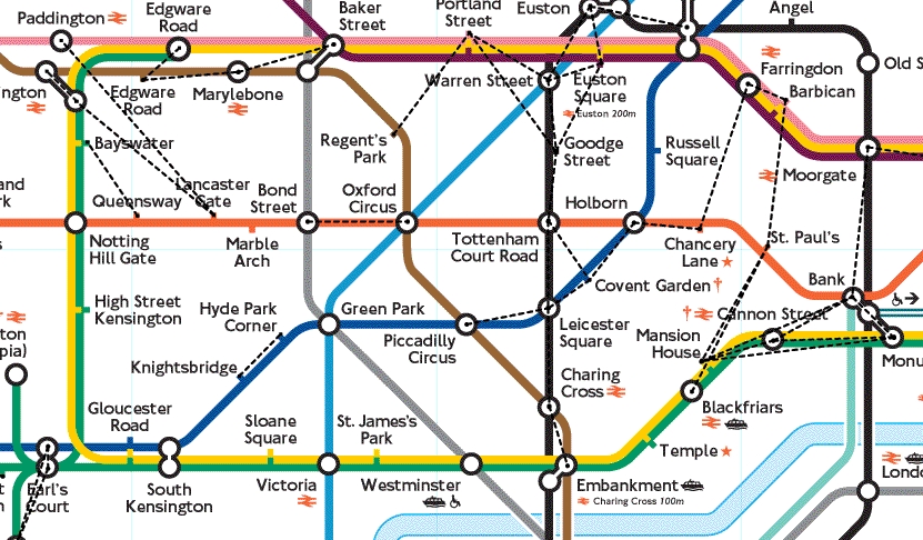london underground zones 1 and 2. london underground zones 1 and