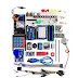 Starter Kit for Arduino Uno R3 - Uno R3 Breadboard and holder Step Motor / Servo /1602 LCD / jumper Wire/ UNO R3