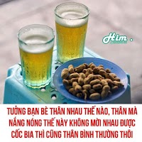 Chả mời nhau được cốc bia :(