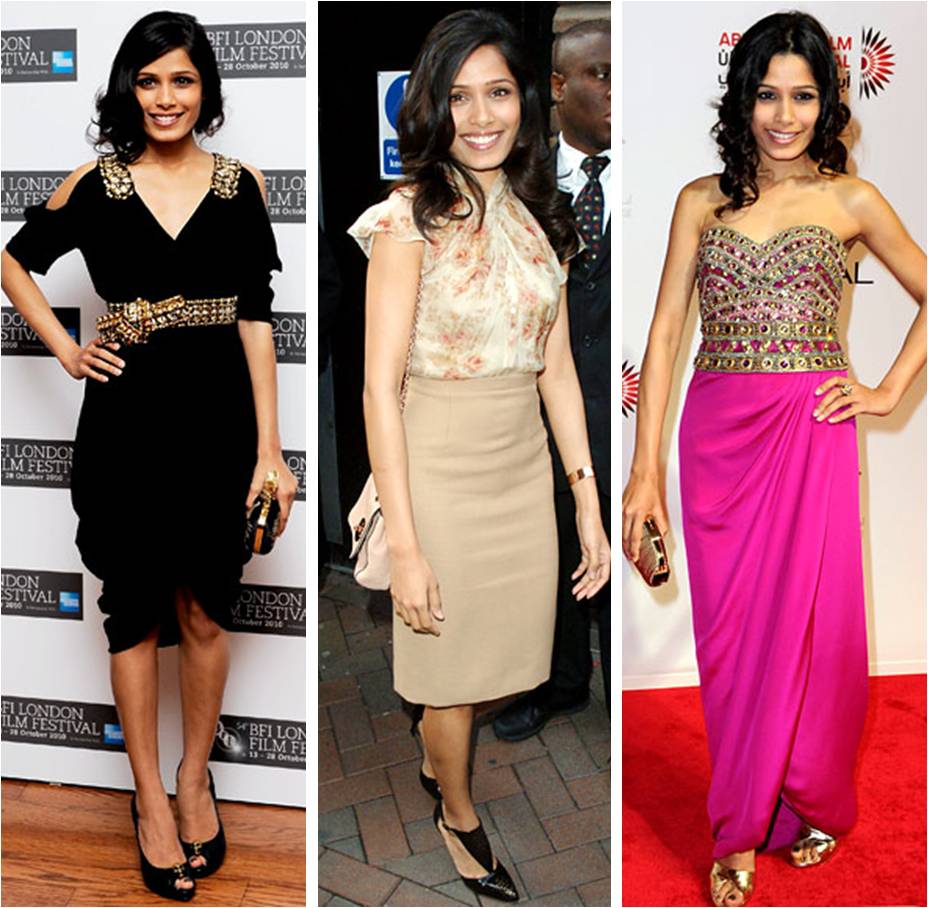 Was October Freida Pinto Month in the Style Stakes?