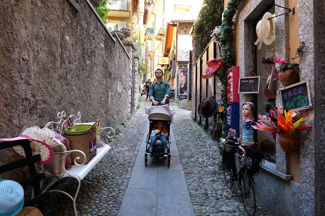 lago di como italia a golpe de objetivo 