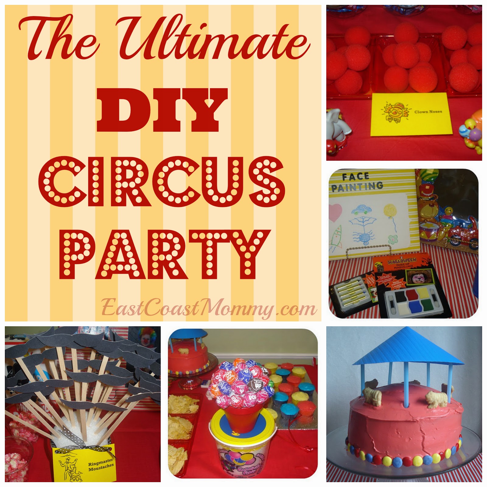 East Coast Mommy DIY  Circus  Carnival  Party 