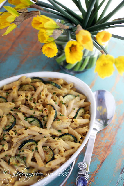 Gluten-Free Goddess  creamy baked penne pasta (gluten-free)