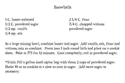 Snowballs