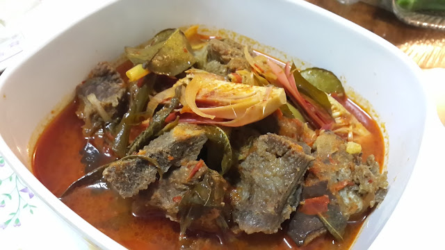 Sajian Dapur Bonda: Asam Pedas Tulang (Daging Lembu 