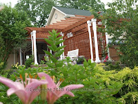 building pitched roof pergola