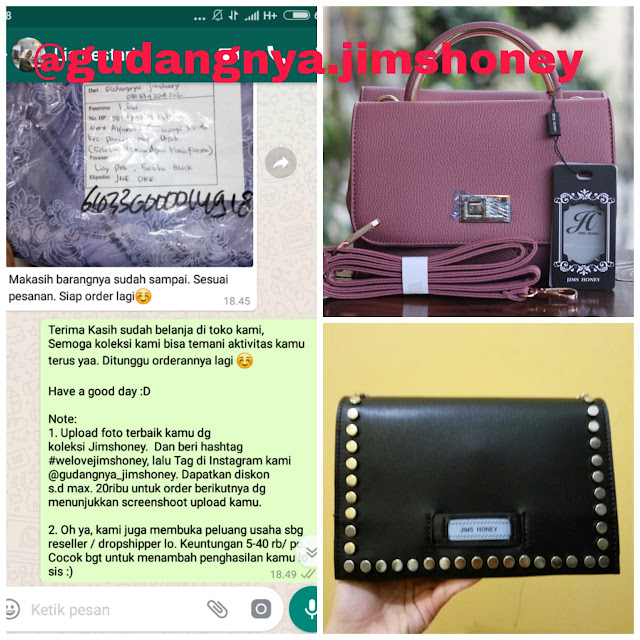 Testimoni Tas Jimshoney Sasha Bag