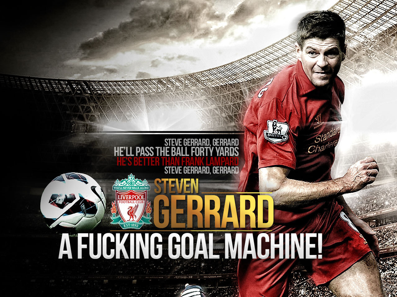 Wallpaper Terbaik Terkeren Terkini Wallpaper Steven Gerrard