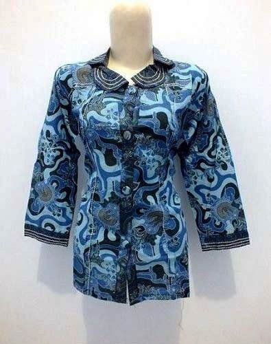  35 model  seragam  batik  guru  modis dan polos modern 