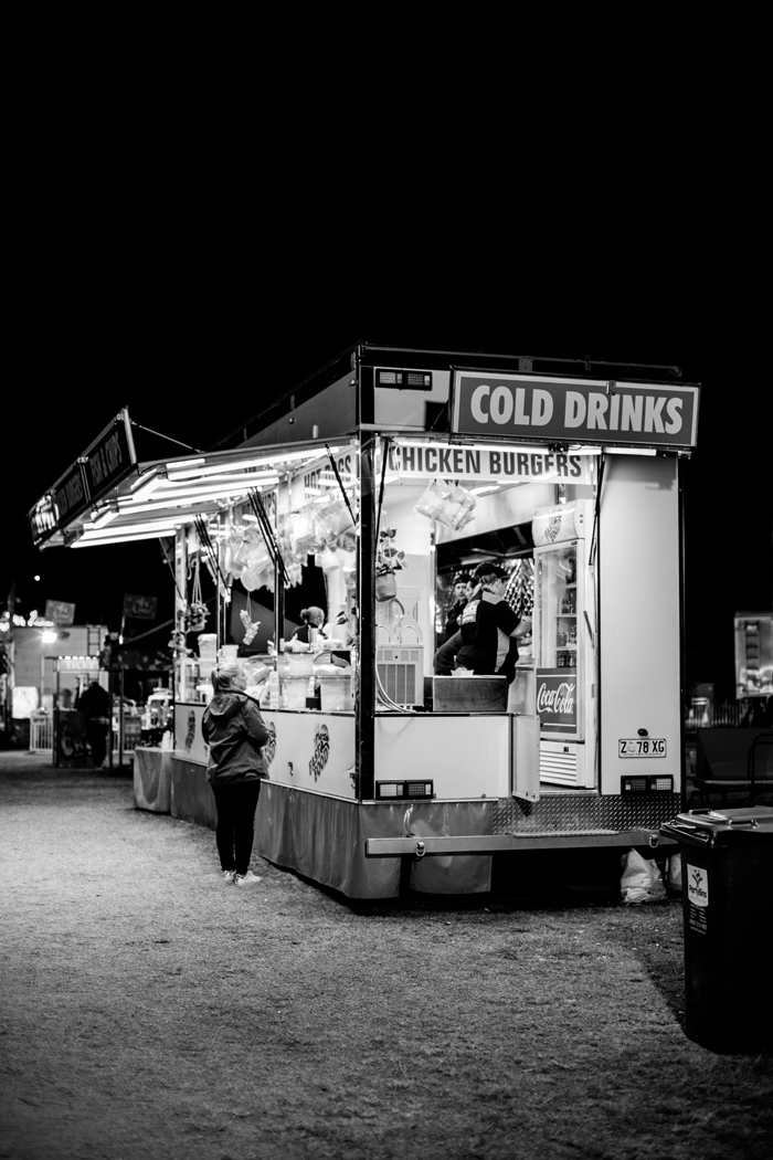 food stall at show