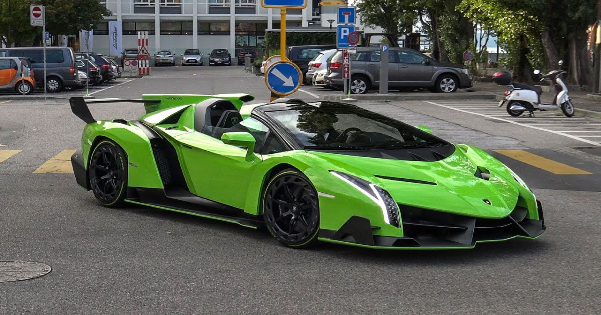 Lamborghini Veneno is the most expensive car in the world