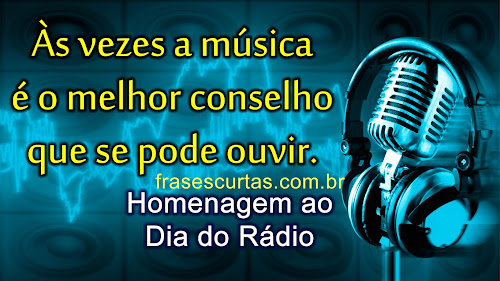 Frases para o Dia do Rádio