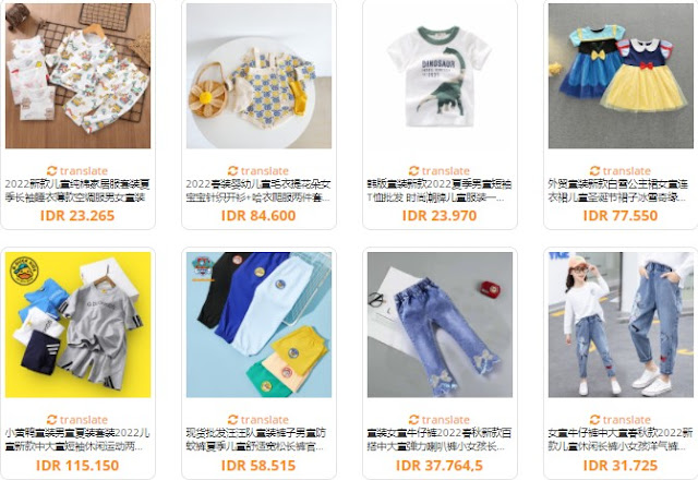 Supplier Baju Anak Import China Tangan Pertama - Supplier Baju Anak Import Murah Ready Stock
