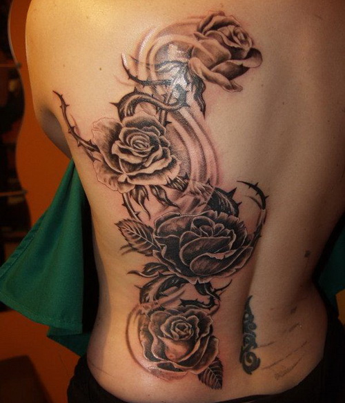 1990Tattoos Beautiful Rose  Flower  Tattoos 