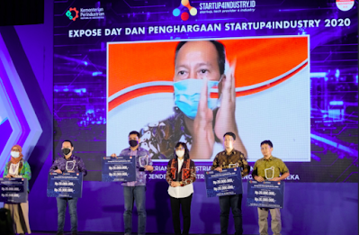Aturtoko Juara E-commerce Enabler Kompetisi Startup4Industry 2020 Kementrian Perindustrian