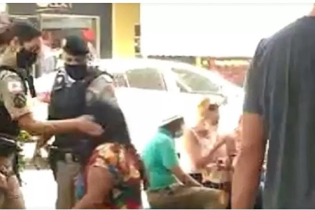 Vídeo: Mulher leva dois tapas no rosto de policial militar em Formiga