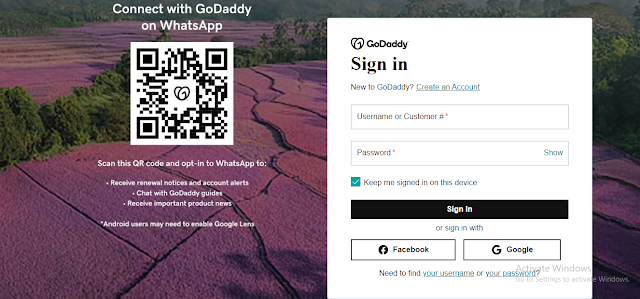 Godaddy Account Login Guide