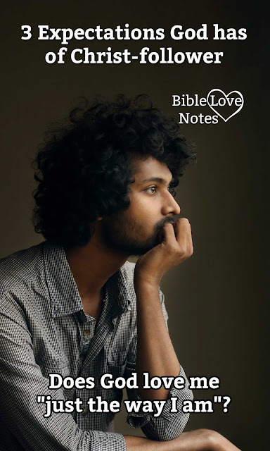 Salvation is a free gift, and in response to that gift, Christians voluntarily respond to Christ's expectations. This 1-minute devotion shares 3 of those expectations.