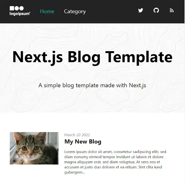 Next.js Blog Template