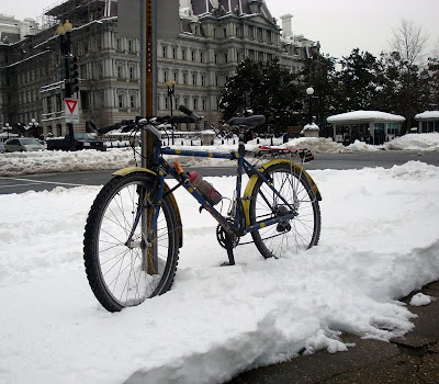 Washington DC commuter bicycle