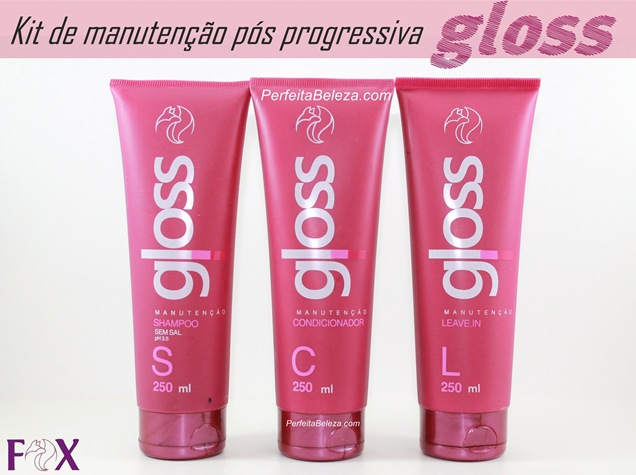 kit de manutenção para progressiva- fox gloss