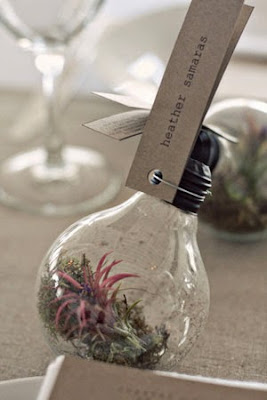 http://ruffledblog.com/vintage-botanical-wedding-ideas-with-lightbulb-terrariums-moss-and-kraft-paper/