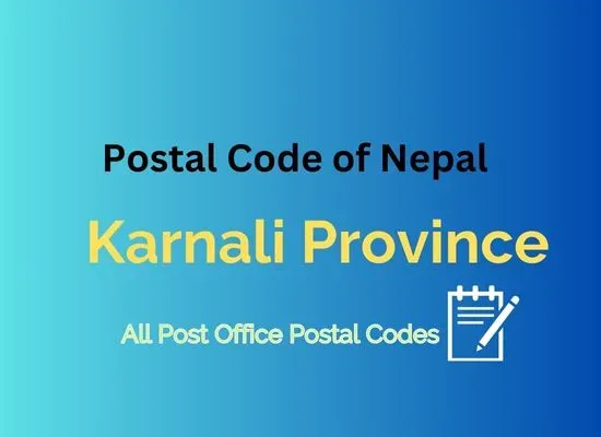 Postal Code of Nepal - Karnali Province
