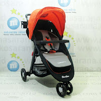 Kereta Bayi LightWeight Cocolate CH703 Compact3 - Orange