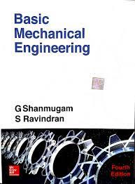 Basic Mechanical Engineering By G. Shanmugam S. Ravindran Pdf