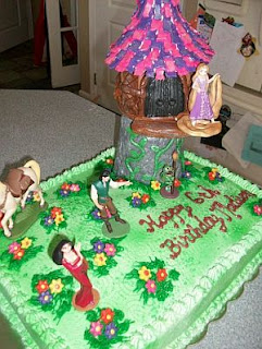 Tangled, Rapunzel,  Cakes for Children's Party