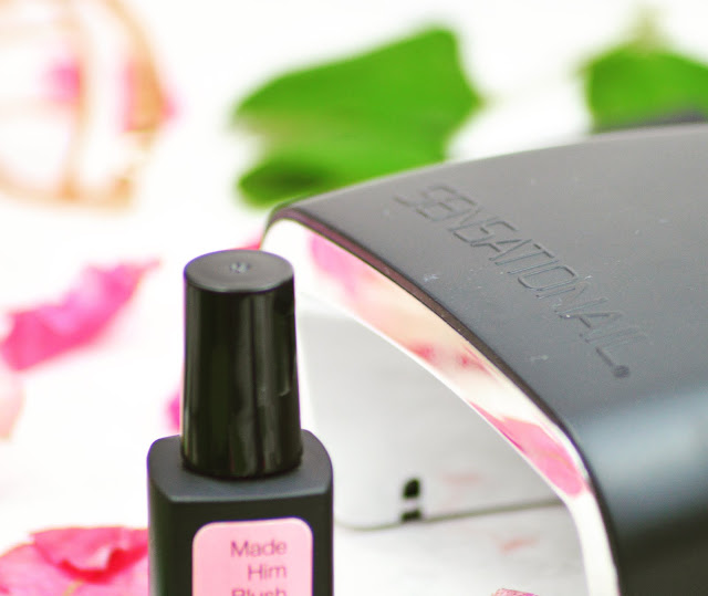 Lovelaughslipstick Blog - SensatioNail Gel Express Nail Polish Made Him Blush Starter Kit Review