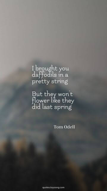 Tom Odell - Another Love Quotes